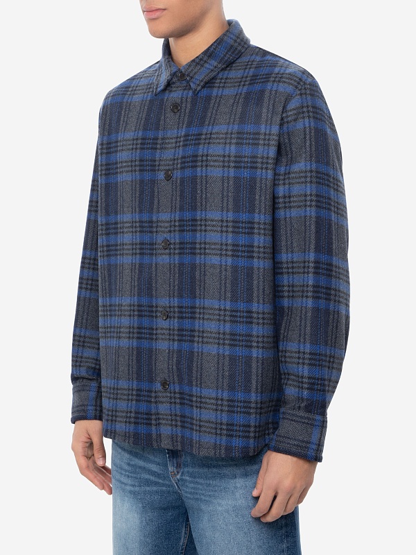 Рубашка муж A.P.C. WOANY-H02884 PLA HEATHERED GREY - 2