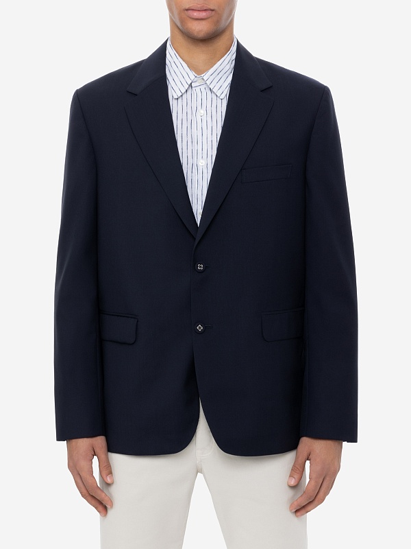 Пиджак муж Officine Generale S25MTLG400PRE DARK NAVY - 2