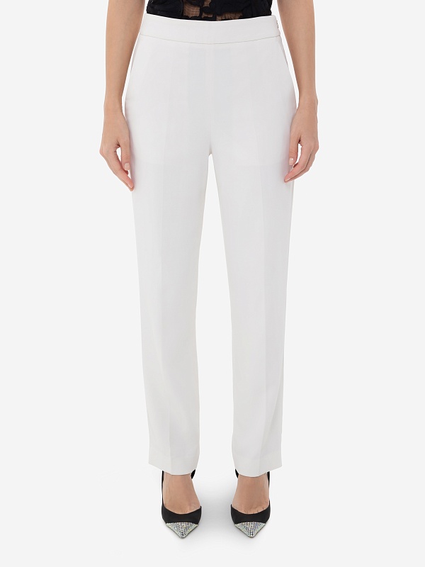 Брюки жен AGNONA PE23P_T70218_DW005 N02 WHITE - 2