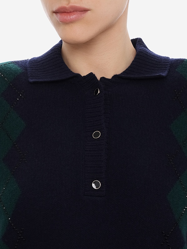 Поло с длинным рукавом жен Retrofete 11878-12 PNNVY - 6