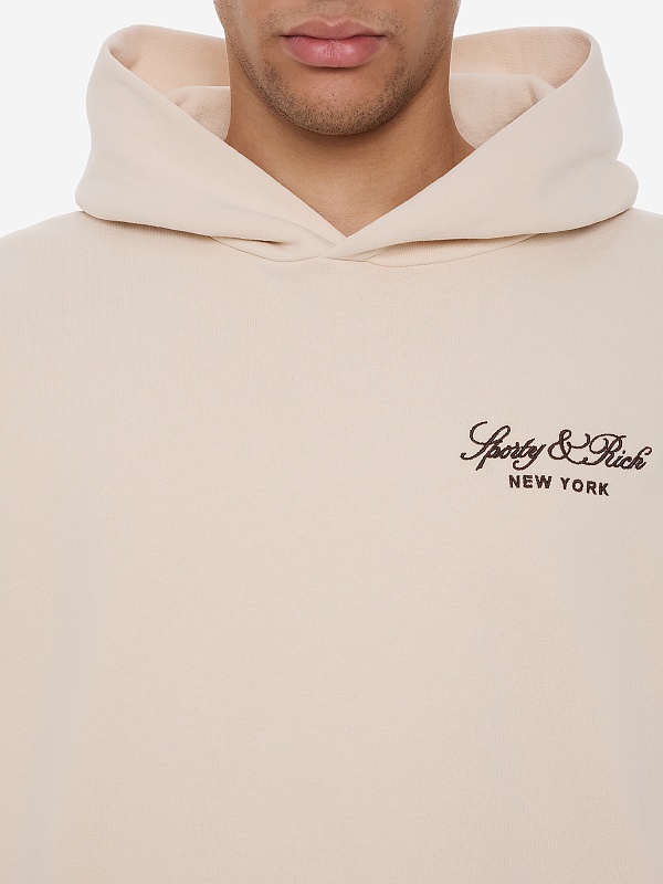 Худи унисекс Sporty & Rich ST09165232WH37 Ecru - 5