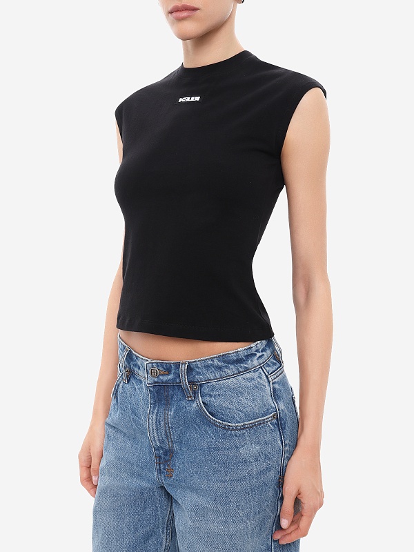 Топ жен Ksubi WFA24TE020 Black - 3