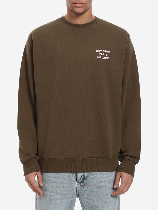 Толстовка муж Drôle de Monsieur I-SW149-CO127-KK KAKI - 2