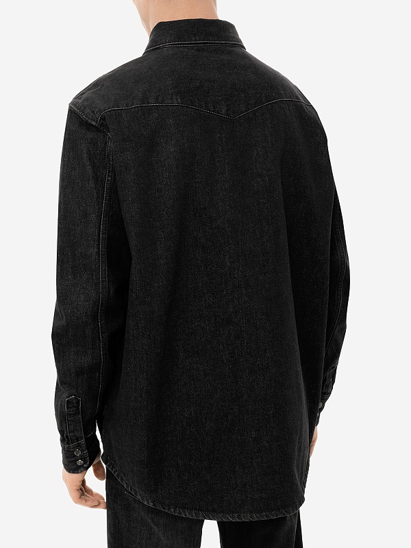 Рубашка муж 7 For All Mankind JSMLU890MJ BLACK - 4