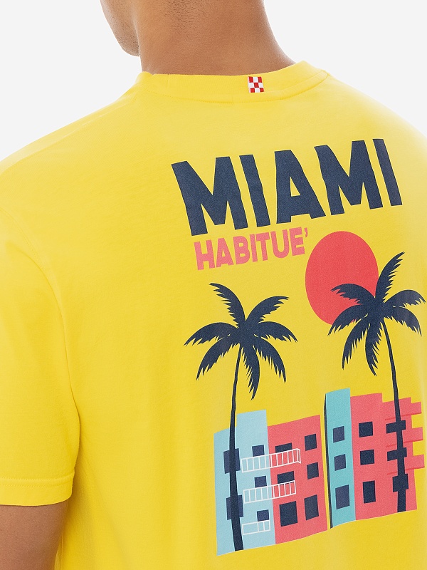 Футболка муж MC2 Saint Barth TSHM001 02622H MIAMI POSTCARD 91 - 3