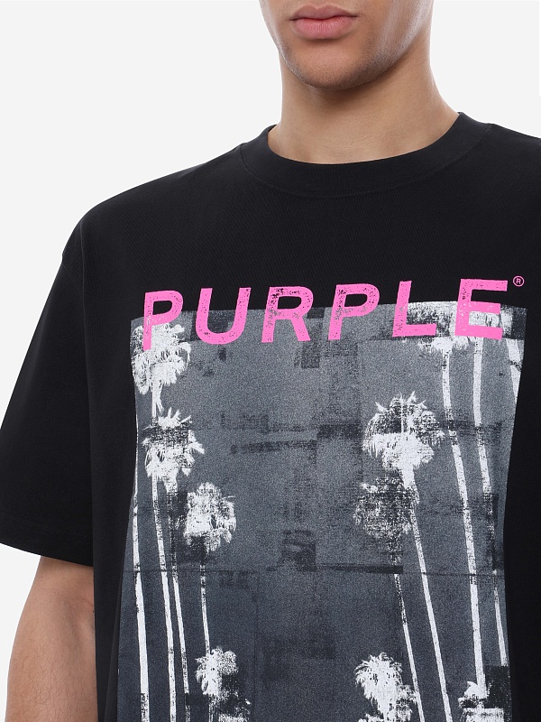 Футболка муж PURPLE P117-HBDC226 BLACK - 5