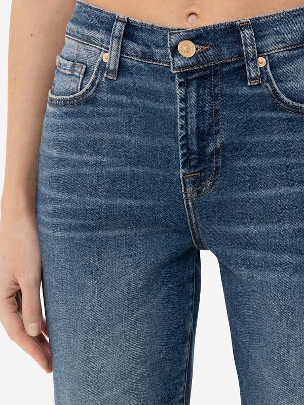 Джинсы жен 7 For All Mankind JSWJ1200LF MID BLUE - 5