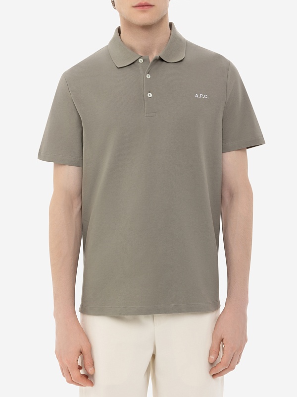 Поло муж A.P.C. COGWZ-H26342 KAE GRAY GREEN - 3