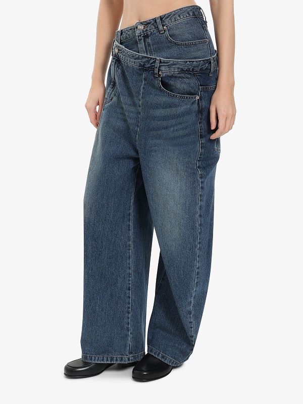 Джинсы жен Juun.J JW5X21W52 S/Blue Q - 1