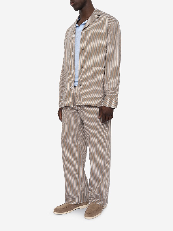 Рубашка муж Officine Generale S26MOVS074 GINGER/DREAMBLUE - 1