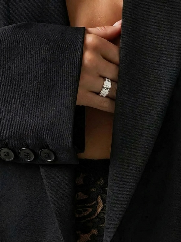 Кольцо жен MM6 SM6UQ0086 P7211 961 - 3