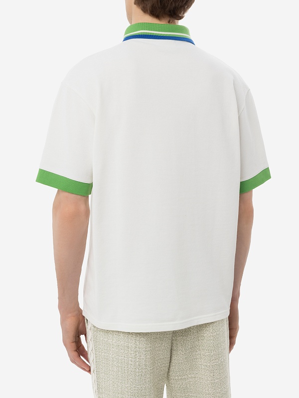 Поло муж Drôle de Monsieur G-PL152-CO162-OW OFF WHITE - 4