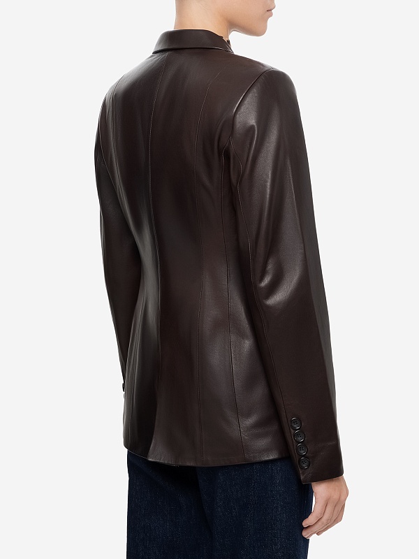 Жакет жен Burka an-2415 Темно-коричневый - 3