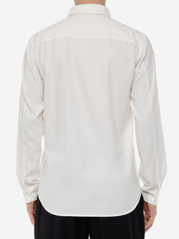 Рубашка муж AGNONA AI23PTD06U1Y_U2072 200 CHALK - 4