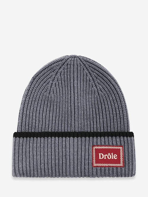 Шапка муж Drôle de Monsieur I-BN104-WO007-HGRE HEATHER GREY - 0
