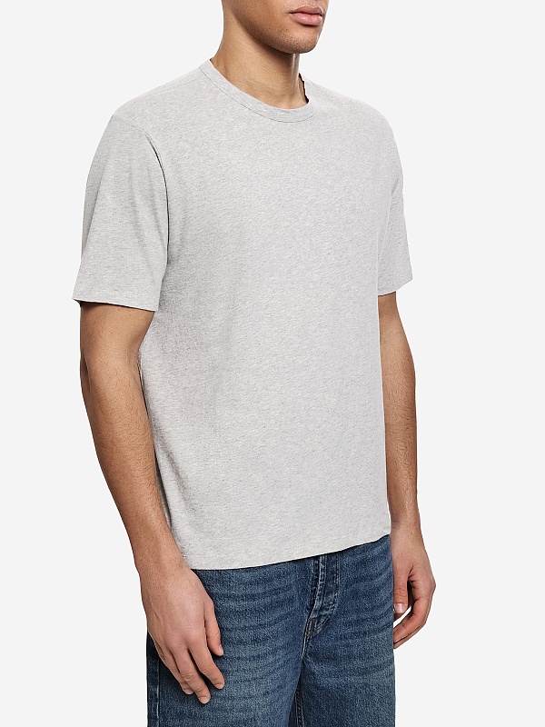 Футболка муж Officine Generale DLCXTEE208 HEATHER GREY - 3