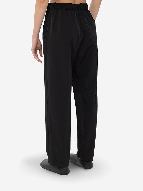 Брюки жен MM6 S52KA0485 S54445 900 - 4