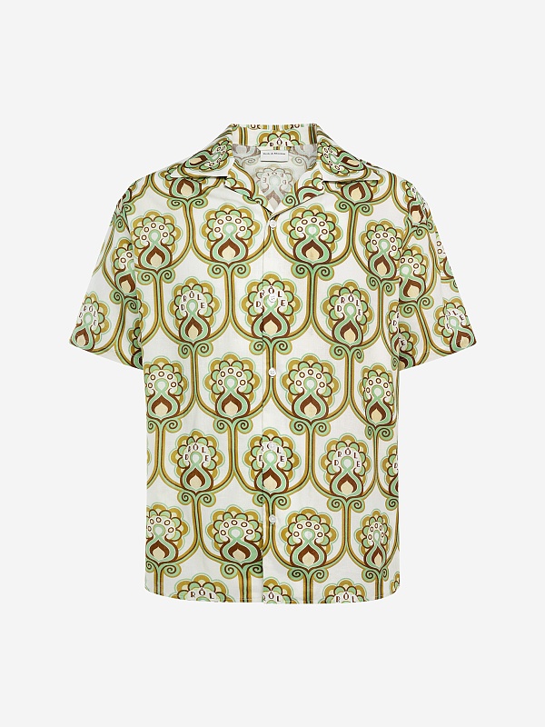 Рубашка муж Drôle de Monsieur J-SH228-LI012-GN GREEN - 0