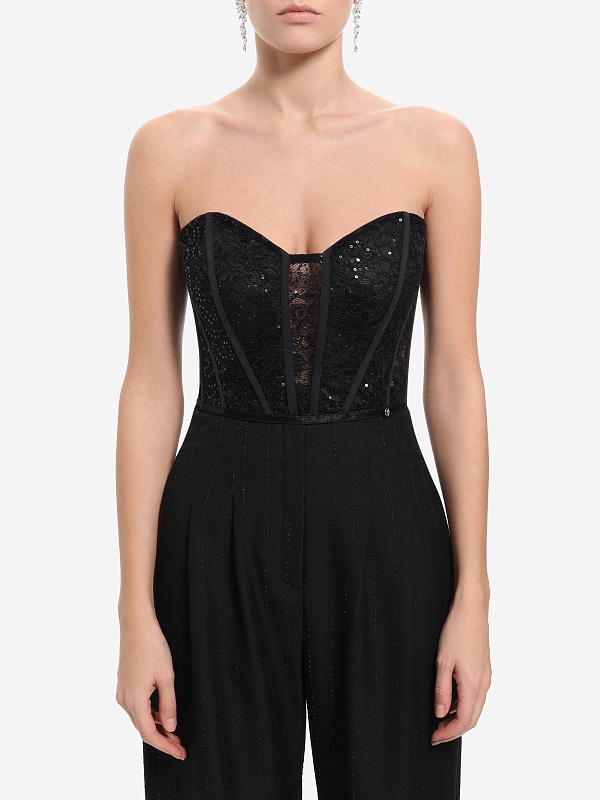 Корсет жен Nissa TOPS16165 black - 2