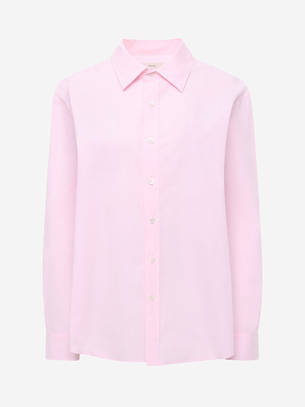 Рубашка жен DUNST UDSH6A103P1 SOFT PINK - 0