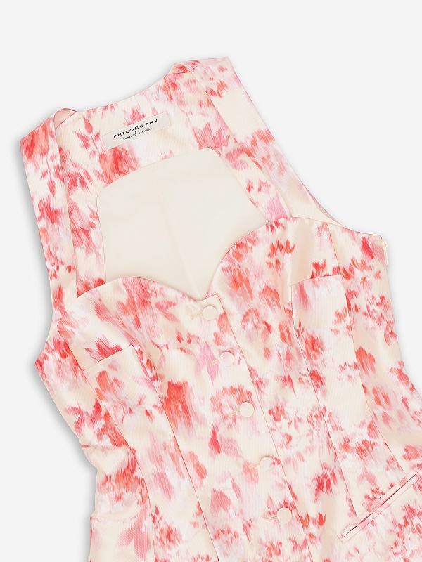 Корсет жен Philosophy Di Lorenzo Serafini 0803 0735 A1006 Fantasy print Ivory - 2