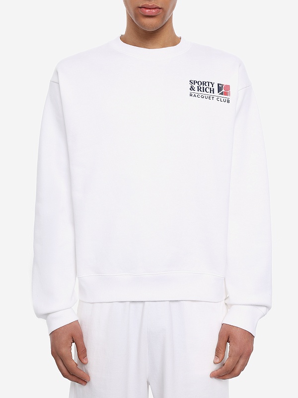 Толстовка муж Sporty & Rich ST098710431WH01 White - 3
