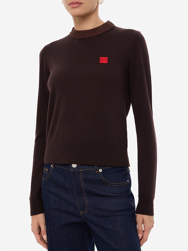 Свитер жен MAX&CO 2626366043200 006 COFFEE PLAIN COLOUR - 3