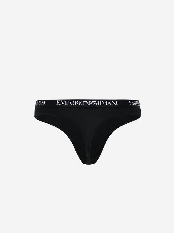 Набор (трусы 2 пары) жен Emporio Armani EW000402 AF13033 MC005 BLACK/BLACK - 2