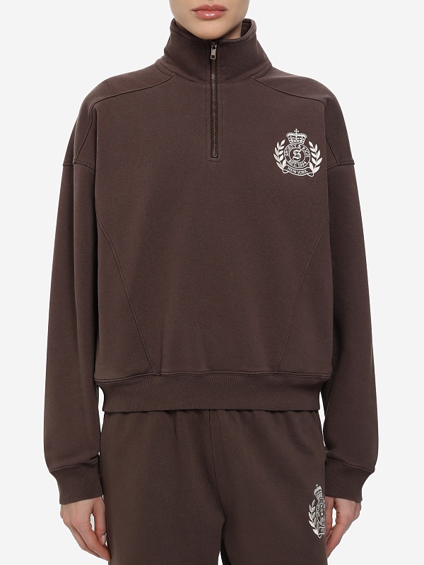 Толстовка жен Sporty & Rich ST08165243BR03 Chocolate - 2