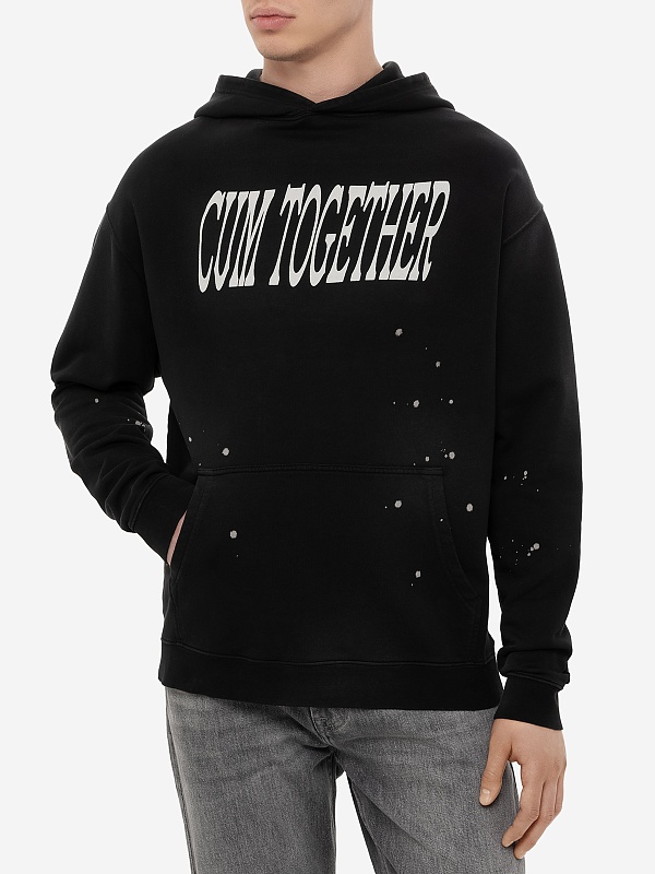 Худи муж Carne Bollente SS25H0104 Off-Black - 2