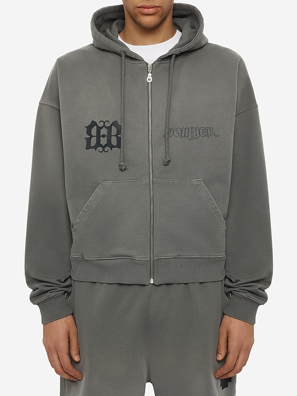 Толстовка на молнии муж BOMBER SS26N034 - 2