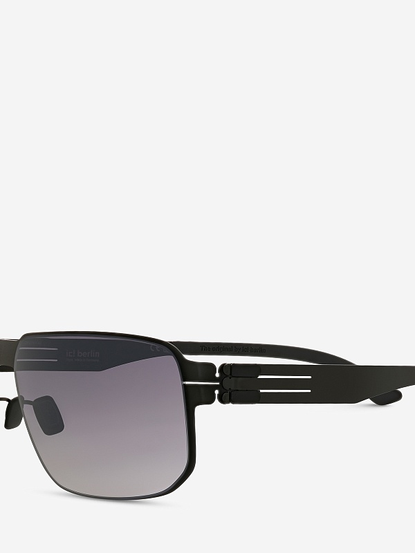 Солнцезащитные очки Ic Berlin IB I See 2024 Black Black to Grey Donnerstag 63 13 145 - 3