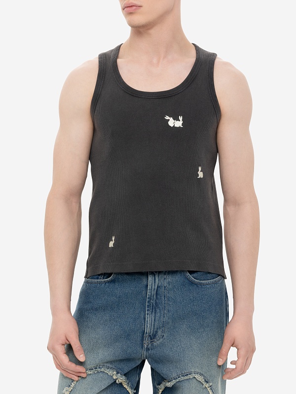 Майка муж Carne Bollente SS25TT0402 Off-Black - 2