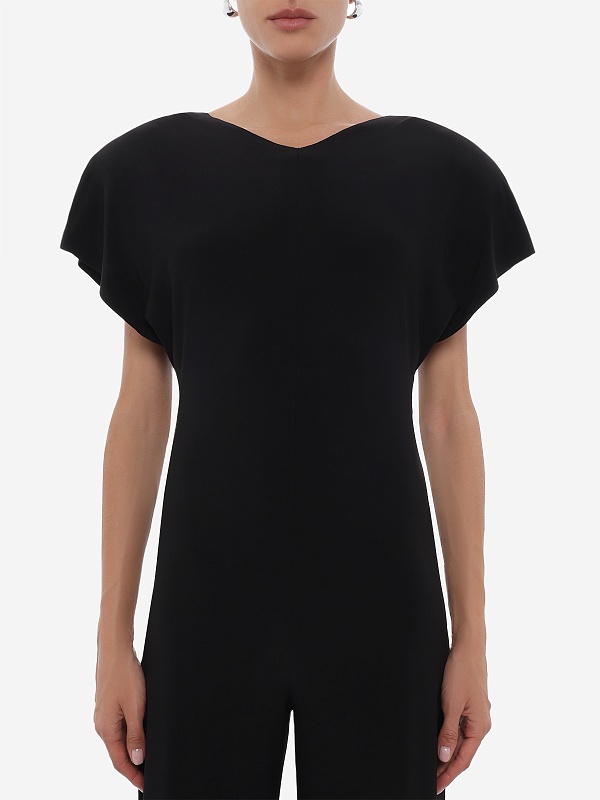 Комбинезон жен Norma Kamali KK126JPLT46001 BLACK - 4