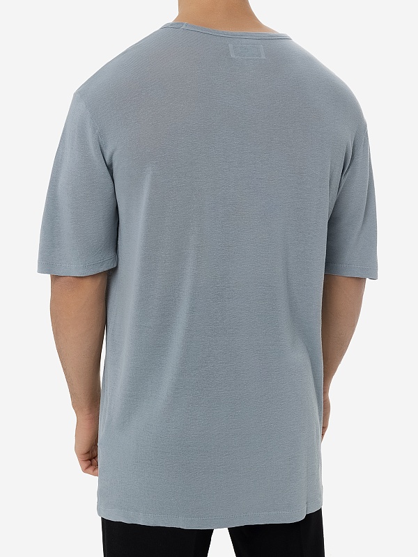 Футболка муж Officine Generale S24MTEE206PRE STORM BLUE - 4