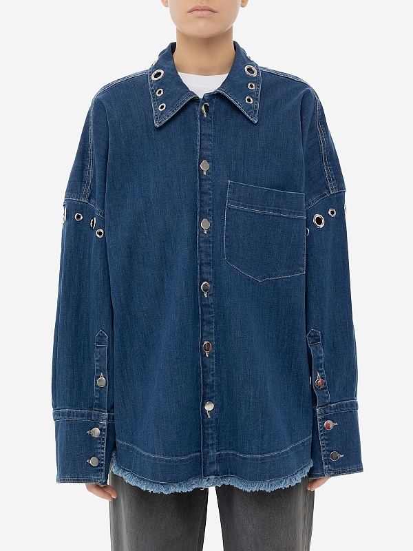 Рубашка жен ACT N°1 PFT2322U DENIM 01 BLUE - 2