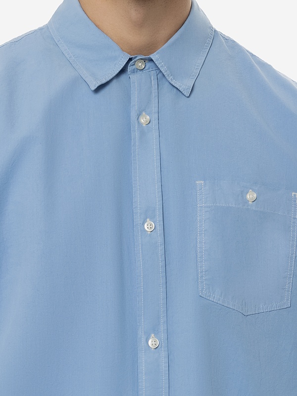 Рубашка муж Officine Generale S24MSHI002PRE CHAMBRAY BLUE - 5