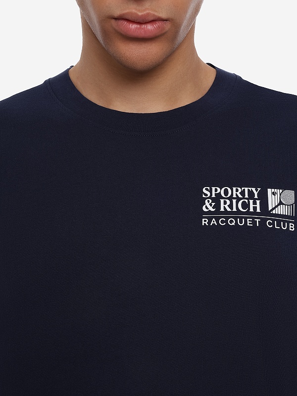 Футболка муж Sporty & Rich TO11975431BL106 Dark Navy - 5