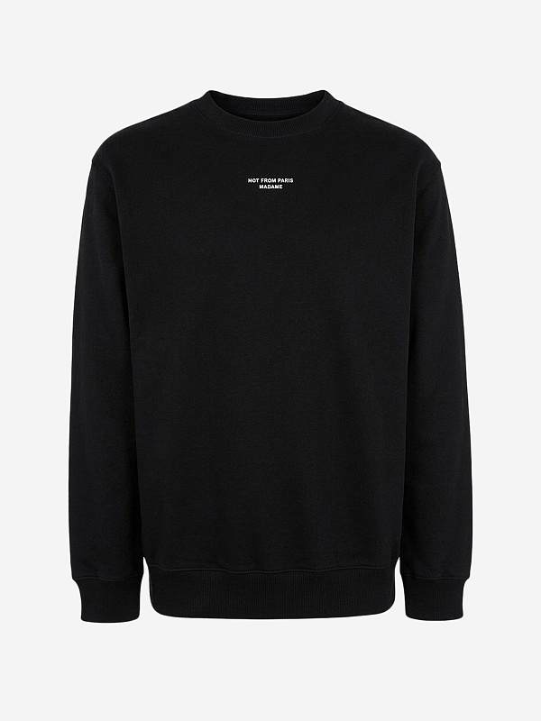Толстовка муж Drôle de Monsieur PERM-SW148-CO127-BL BLACK - 0