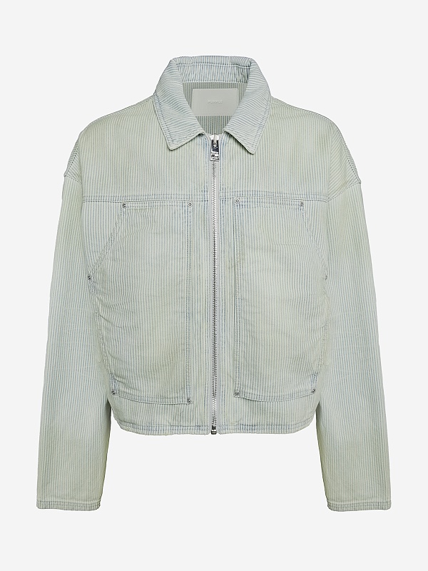 Куртка джинсовая муж PURPLE P052-BCHB226 LT INDIGO - 0