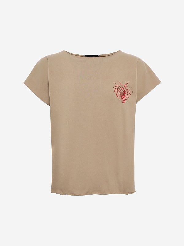 Футболка муж CULTURA S26TE20JE40 beige - 0