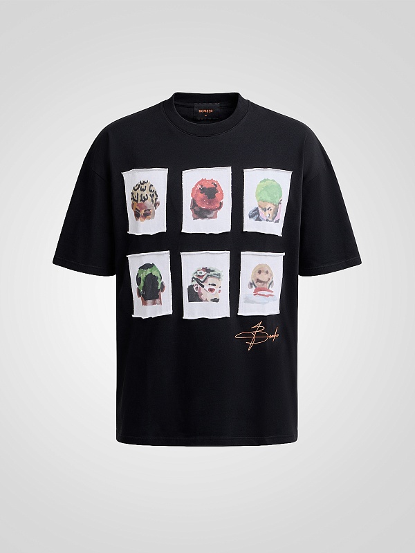 Футболка муж BOMBER FW26-DN-TS-SS-005 BLACK - 0