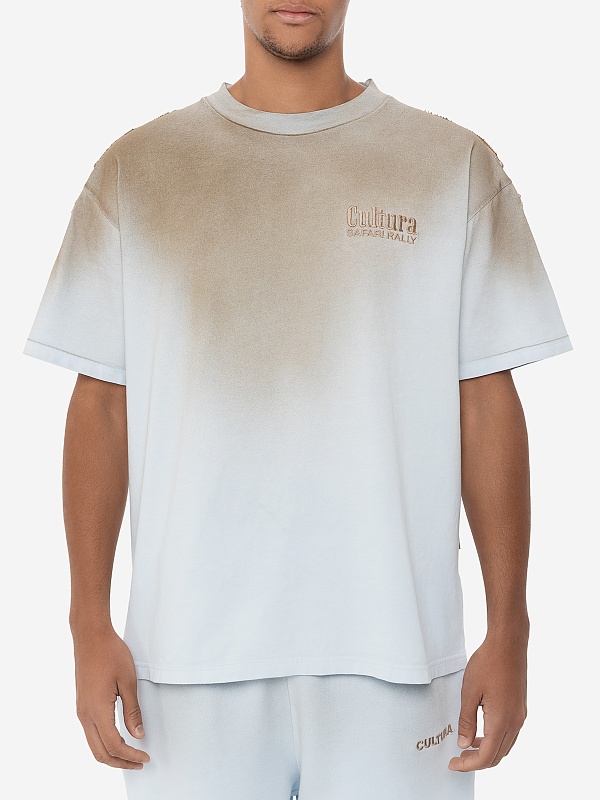 Футболка муж CULTURA S25CULT_A008 DIRTY LIGHT BLUE - 3