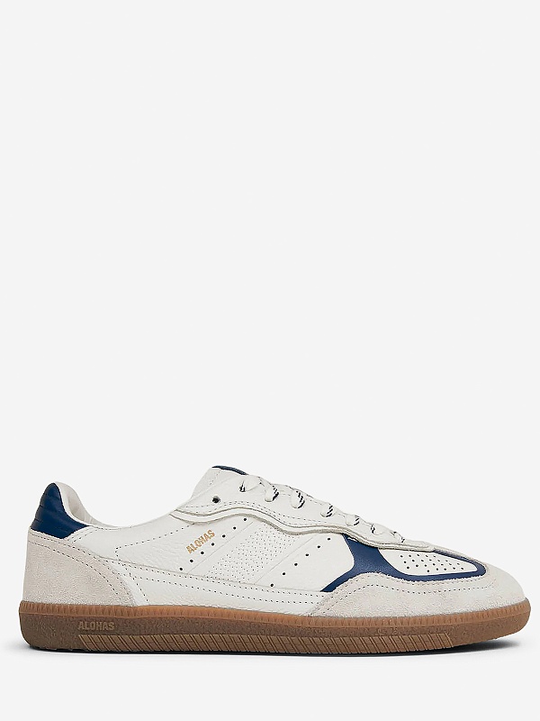 Кеды муж ALOHAS S100709-05 Rife Grain White Navy - 2