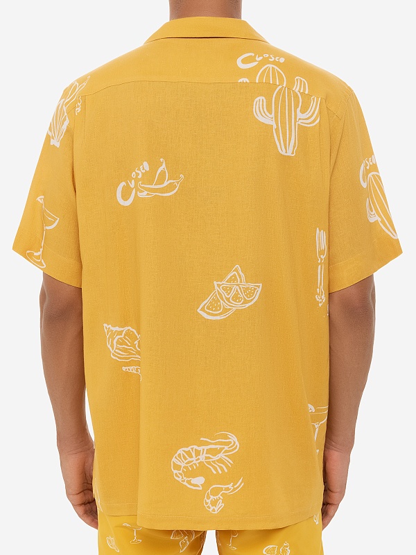 Рубашка муж Closed C84444-28S-PR 445 MANGO YELLOW - 3