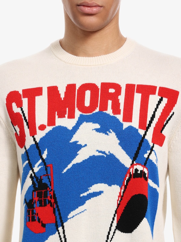 Свитер муж MC2 Saint Barth HER0011 00149I ST MORITZ POSTCARD 10 - 5