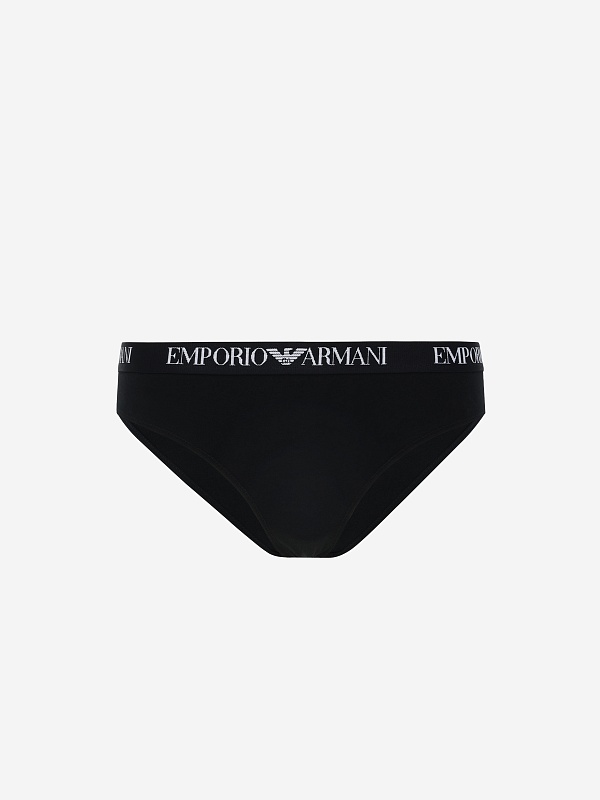 Набор (трусы 2 пары) жен Emporio Armani EW000403 AF13033 MC005 BLACK/BLACK - 1