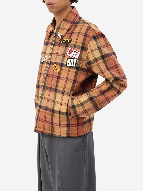 Рубашка муж Carne Bollente AW25FJK0101 Tartan - 1