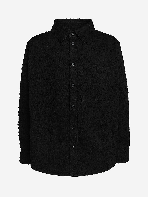 Рубашка муж LGN Louis Gabriel Nouchi 0574 D018 BLACK SCAR - 0