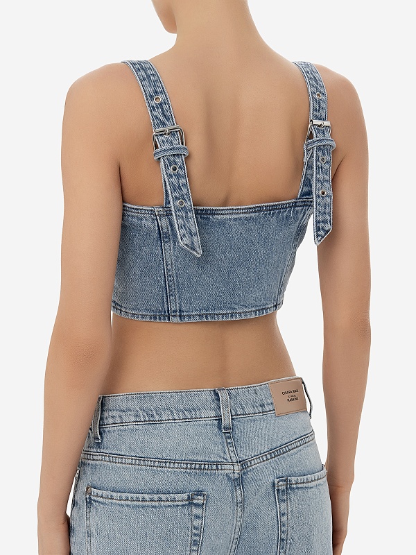 Топ жен 7 For All Mankind JSCPC100AR LIGHT BLUE - 4